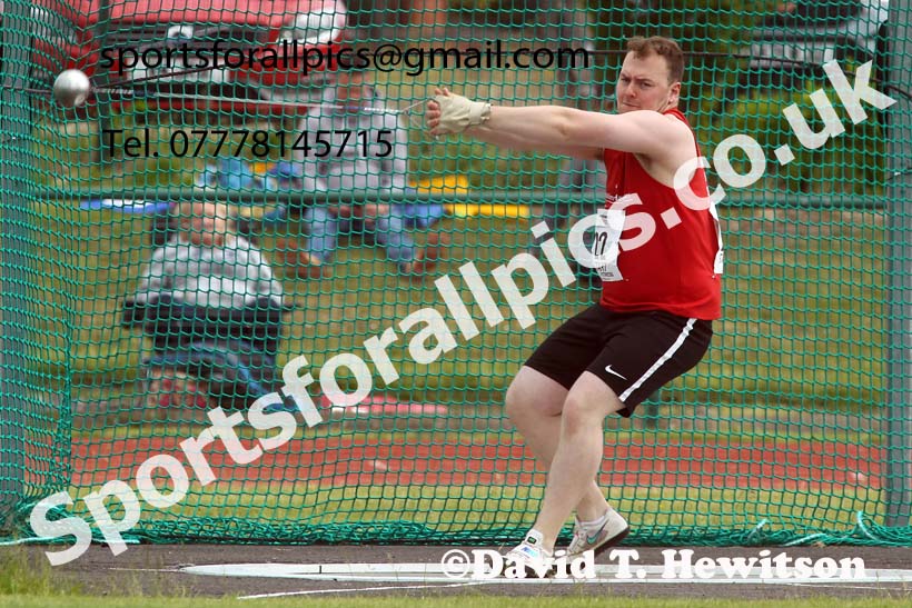 Mens hammer, 2021 Northern Senior and Under-20s Champs., Leigh. Photo: David T. Hewitson/Sports for All Pics